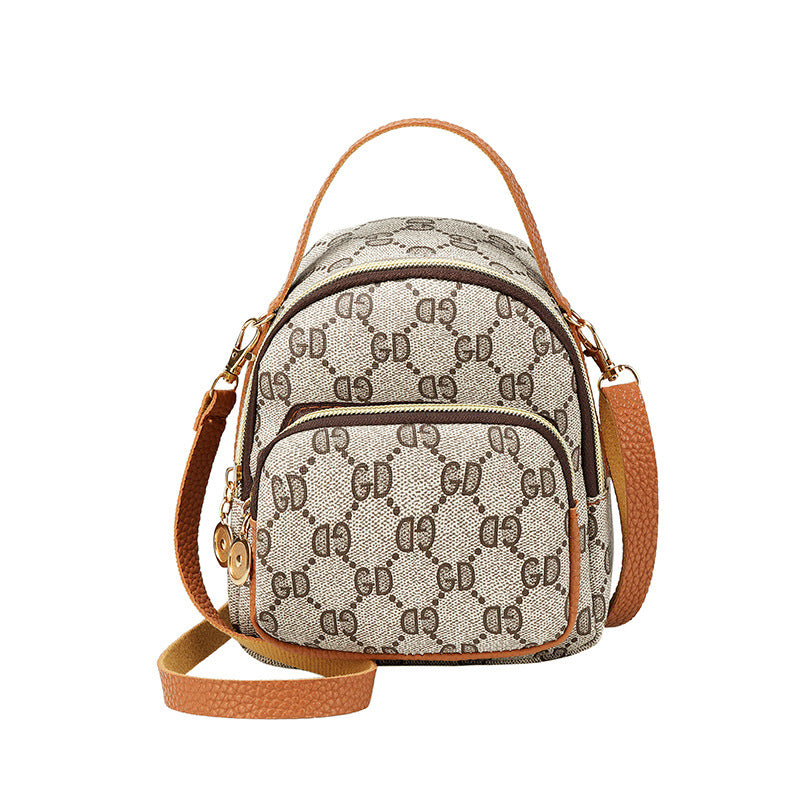 Personality Bags Casual Plaid Backpack Portable Personality Bags Casual Plaid Backpack Portable